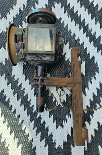 Antique carriage lamp - carriage,