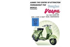 DOUGLAS VESPA SCOOTER POSTERS