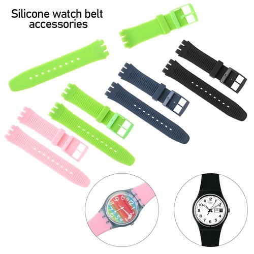 Silicone strap watch band - silicone,