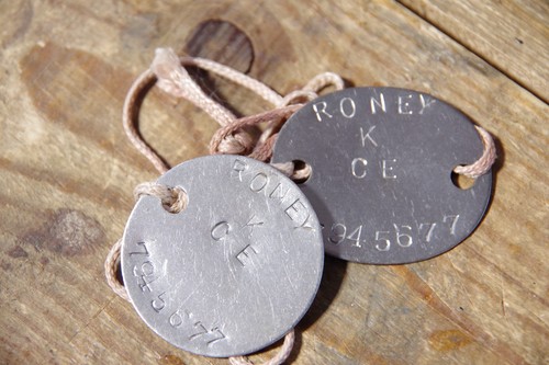 Roney 7945677 ww2 - ww2, dogtag