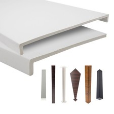 uPVC Capping Fascia Board Roofline 9mm Cover Cappit Reveal Plastic PVC Roof 5m