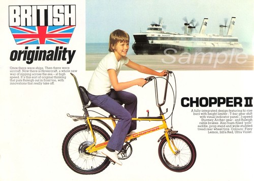 Vintage raleigh chopper - vintage, bike