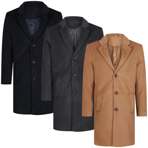 Men wool winter - men’s, overcoat