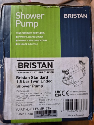 Bristan standard bar - standard, twin