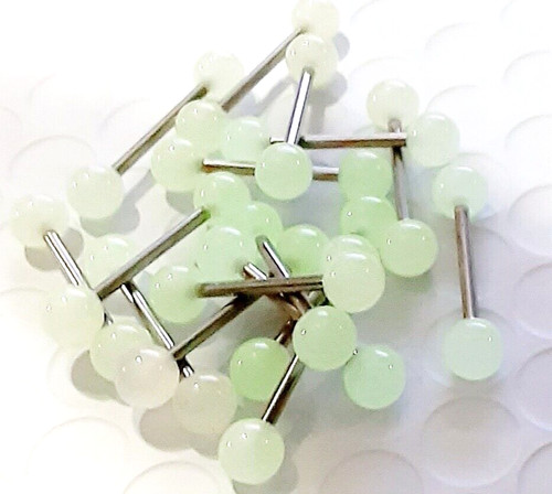 Barbell tongue nipple ring - barbell,