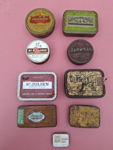 Vintage tobacco tin - vintage,