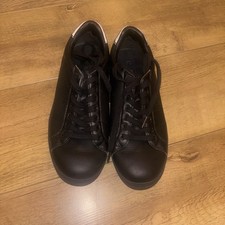 Men’s Black Leather Lace Up