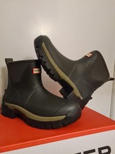 Hunter Womens Boots Balmoral Chelsea Neoprene Casual Slip-On Ankle Rubber vibram