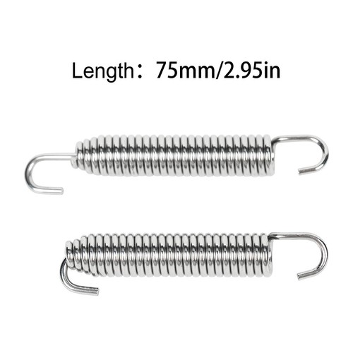 Exhaust springs pair - exhaust,
