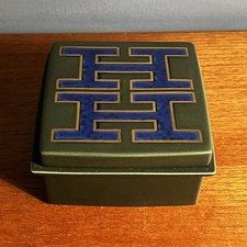 Vintage Hornsea Pottery Lidded Box Hammonds Memento