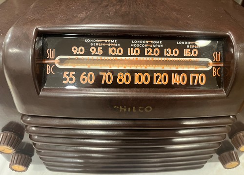 Philco 1948 bakelite tube - bakelite, am