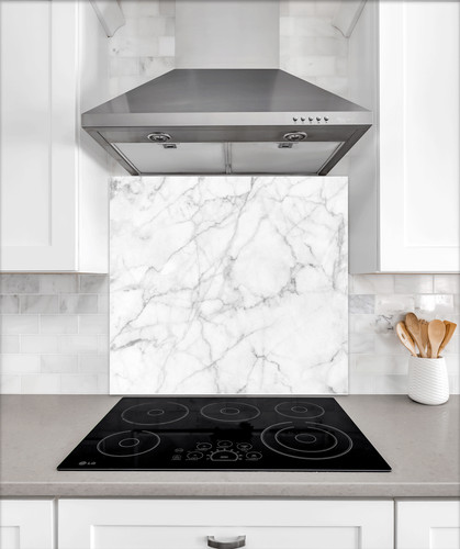 Grey white marble - white, heat