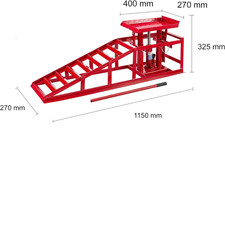 1 x Car Ramp 2 Ton Tonne Heavy