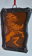 Stained Glass Lion leaded