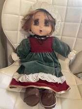 Maudie May Mae Rag Doll Vintage 1970's Thumb Sucking Sekiguchi Japan Sad Eyes