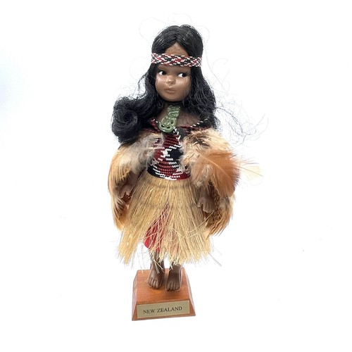 Vintage maori souvenir doll - souvenir,