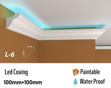 Xps Led Coving Uplighter Cornice Lightweight Moulding - Best Price - L6
