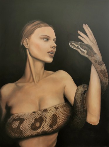 Restricted snake woman signed - woman,