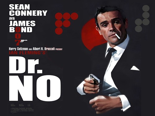 1962 quad poster print - dr., no