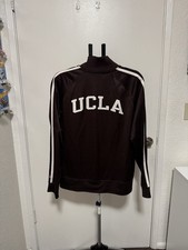 Men’s Champion UCLA Brown VTG Track Full Zip Jacket Size XL
