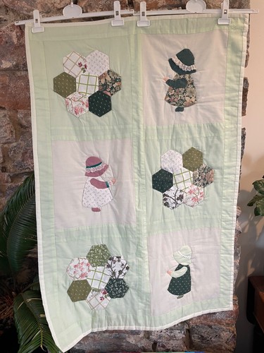 Vintage baby cot quilt - baby,