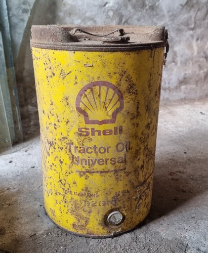 Vintage shell gallon oil - gallon,