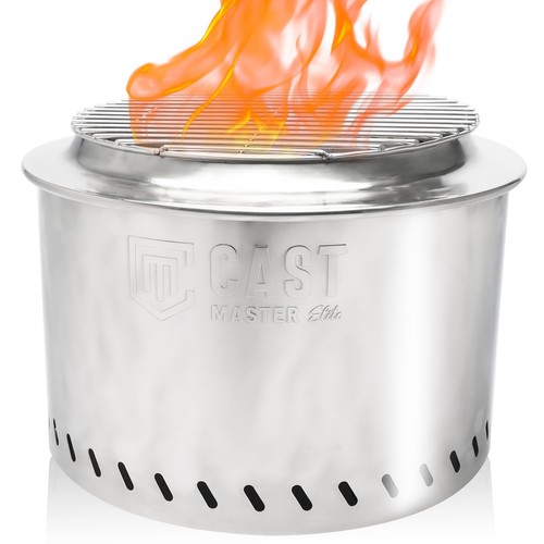 Smokeless stainless steel wood - stainless,