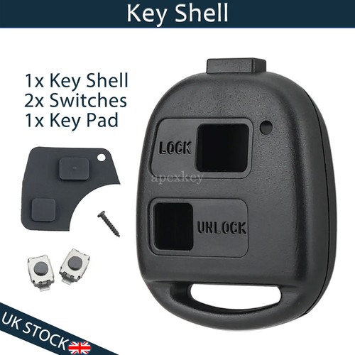 Button remote key - remote, case