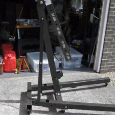 1T Folding Garage Workshop Hydraulic Engine Crane Engine Stand Hoist Jack Lifter