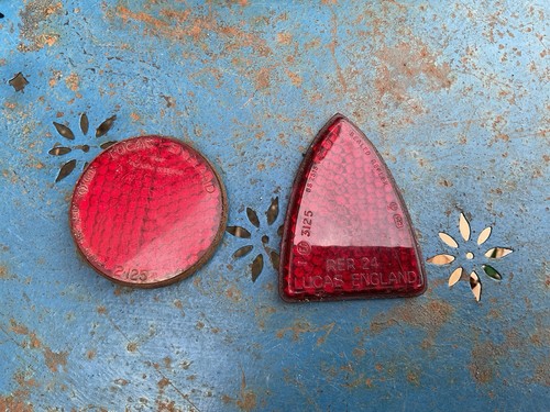 Vintage lucas reflectors - lucas,