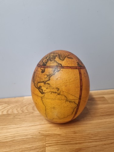 Vintage decorative ostrich egg - ostrich,