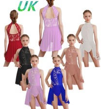 UK Girls Floral Lace Patchwork