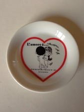 Piattino vintage Kim Casali L'amore è... Made in Italy 1970 Milano