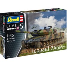 Revell 1/35 Military Leopard 2A6M+ Tank Model Kit