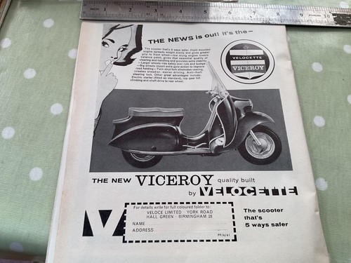 Velocette viceroy scooter - viceroy,