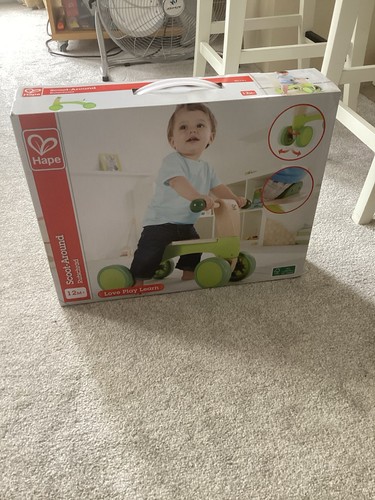 Brand new box hape wooden - in,