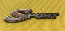 SPORT - VINTAGE  CAR BADGE /