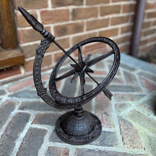 Sundial cast iron vintage - sundial,