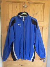 Mens Blue Vintage Puma Shell
