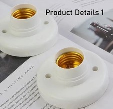 2/3/5Pack E27 Screw Cap Socket