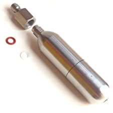12g 16g Stainless Steel CO2 Cartridge Refill Inflatable Kit 8MM Male Pulg Pagoda