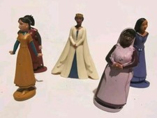 Wish Movie Deluxe Figures Bundle 5 Pieces Asha, Queen Amaya, Bazeema, Dahlia and