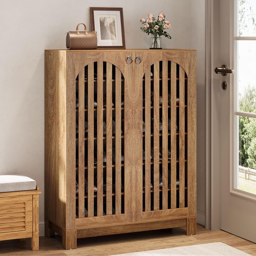 Shoe cabinet with shutter - cabinet,