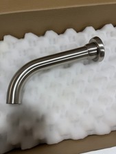 Perrin & Rowe U.3330-STN Holborn Wall MountTubular Tub Spout, Satin Nickel