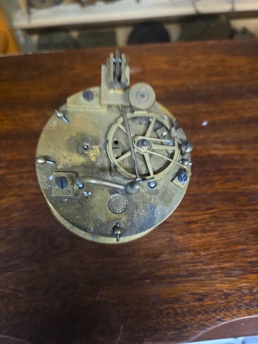 Antique french clock mechanism - french,