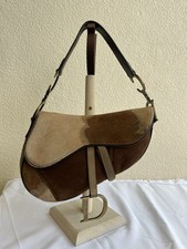 CHRISTIAN DIOR  (GALLIANO era) vintage pony skin Saddle bag Beige & brown tones