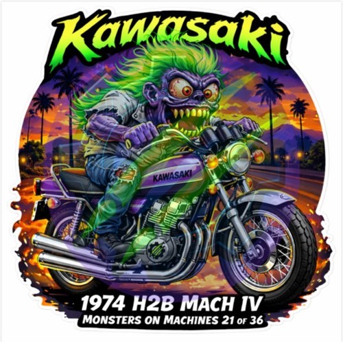 1974 kawasaki h2b mach - h2b, iv
