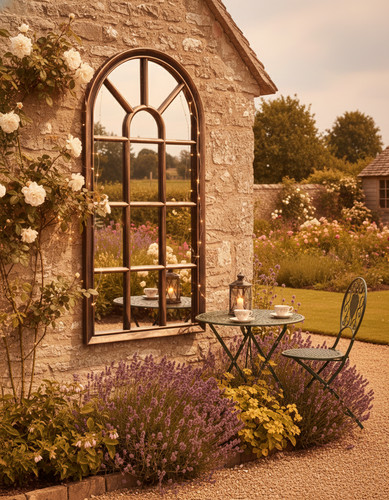 Outdoor arched garden - arched,