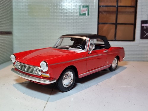 Peugeot 404 red cabriolet 1961 - red,