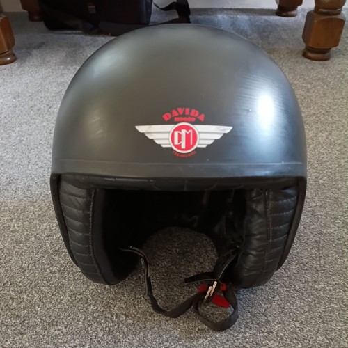Davida jet open face helmet - jet,
